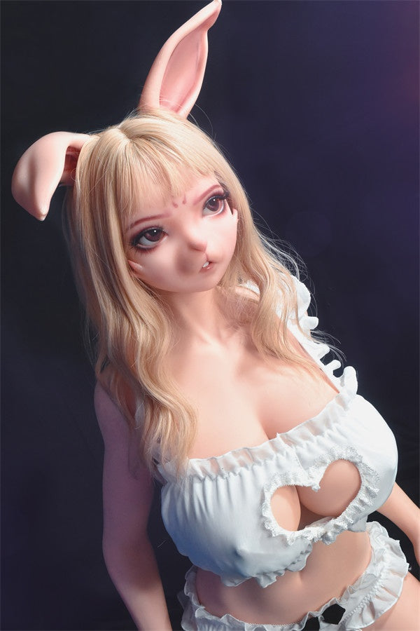 150cm / 4ft11.1 G-cup Furry Animal Silicone Head Sex Doll - Sadie