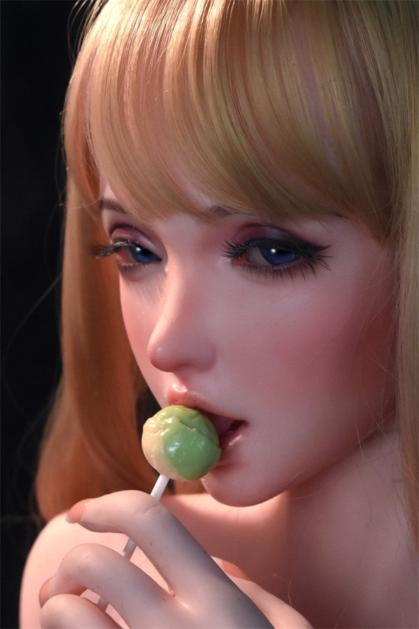 150cm / 4ft11.1 E-cup ELF Blonde Silicone Head Sex Doll - Autumn
