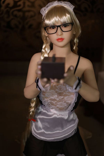 165cm / 5ft5 C-cup Maid Blonde TPE Sex Doll - Crystal