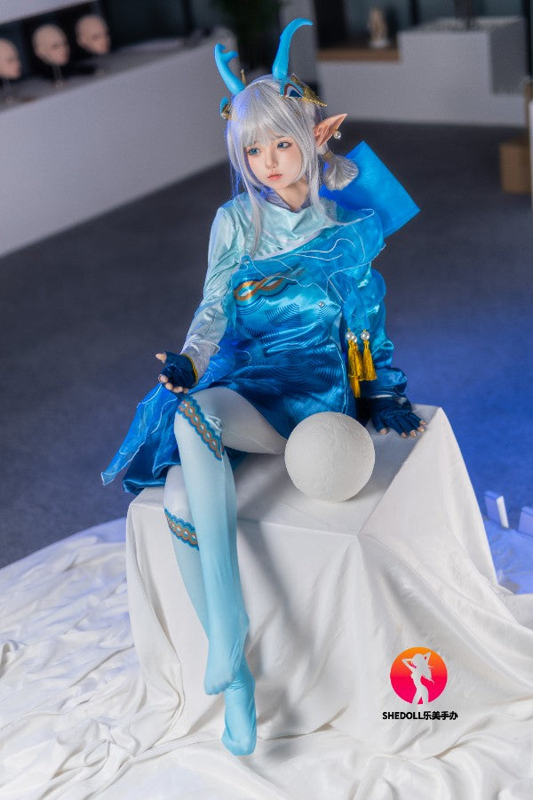 148cm / 4ft10 C-cup Asian Cosplay Silicone Sex Doll - Erin