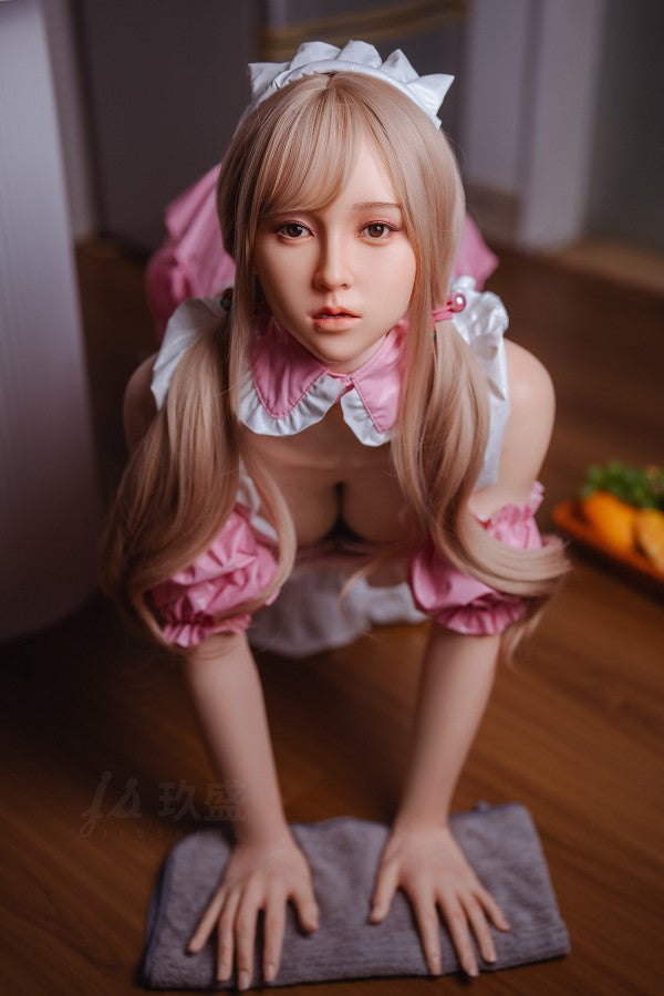 160cm / 5ft3 E-cup Asian Maid Silicone Sex Doll - Lily