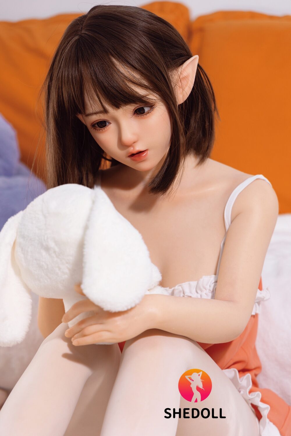 148cm/4ft10 C-cup Silicone Head Sex Doll – Erin