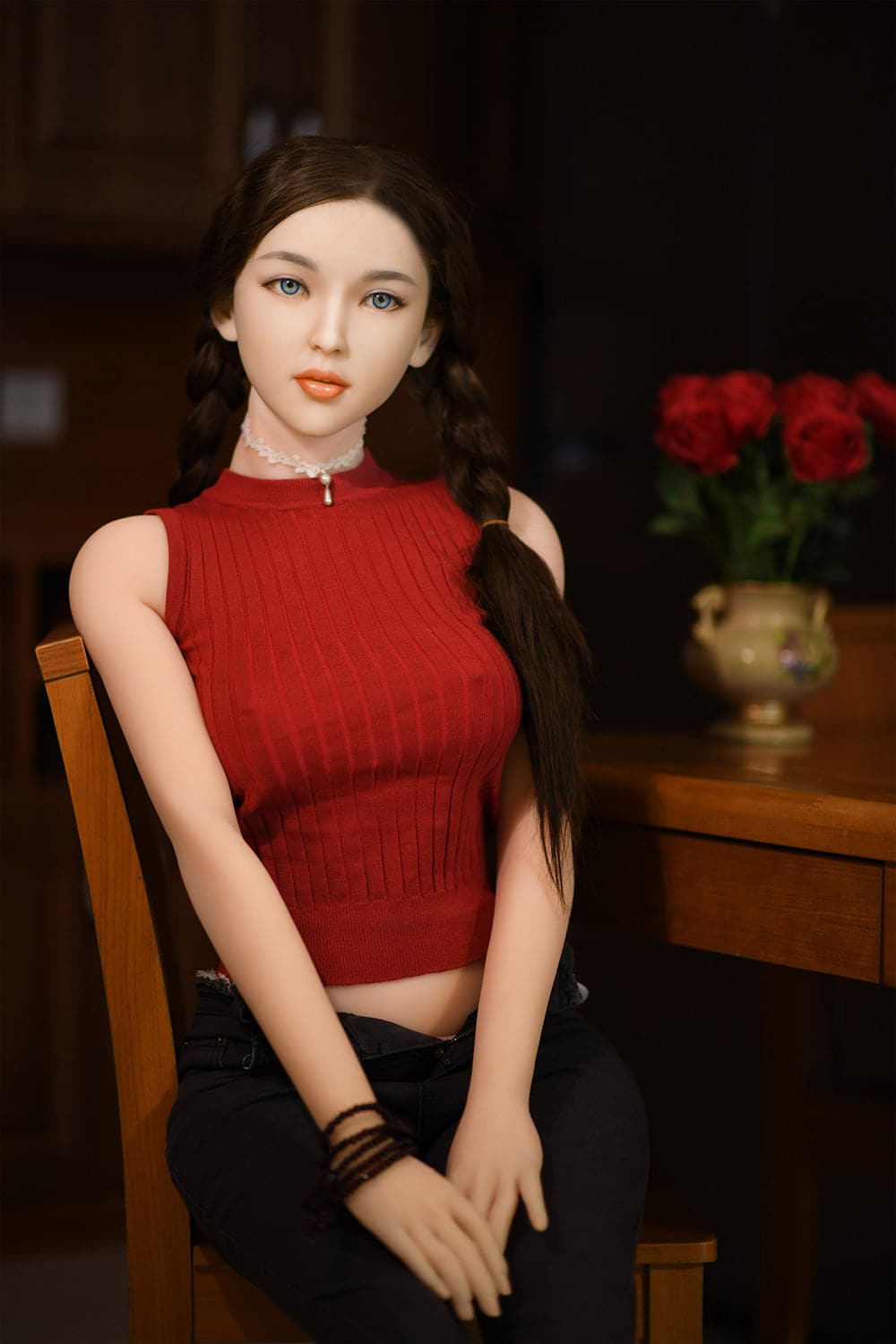170cm/5ft7 C-Cup Silicone Head Sex Doll
