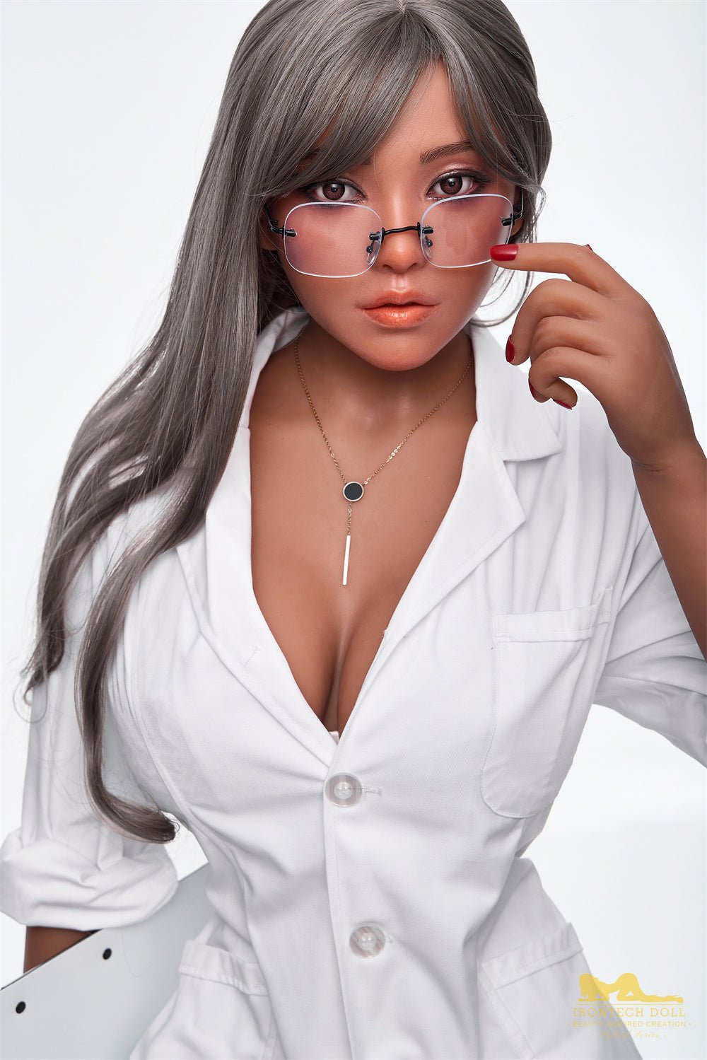 164cm/5ft5 G-Cup Dark Tanned Beautiful Sex Doll with 
