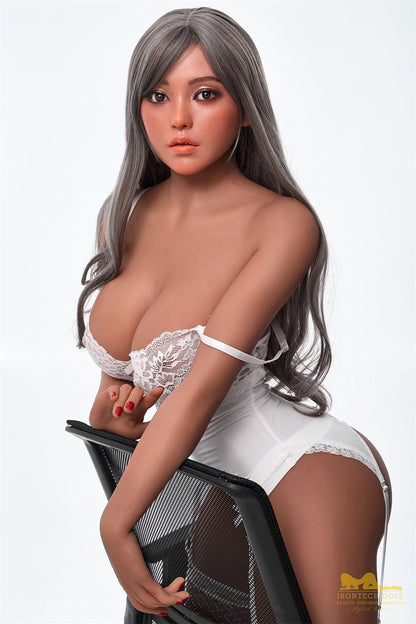 164cm/5ft5 G-Cup Dark Tanned Beautiful Sex Doll with 