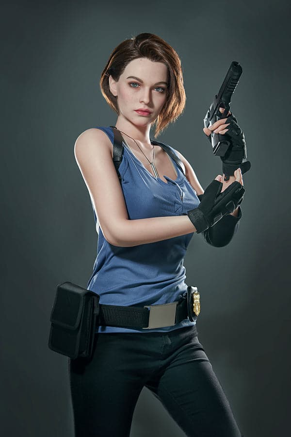 168cm/5ft6 D-cup Resident Evil Silicone Sex Doll Jill Valentine