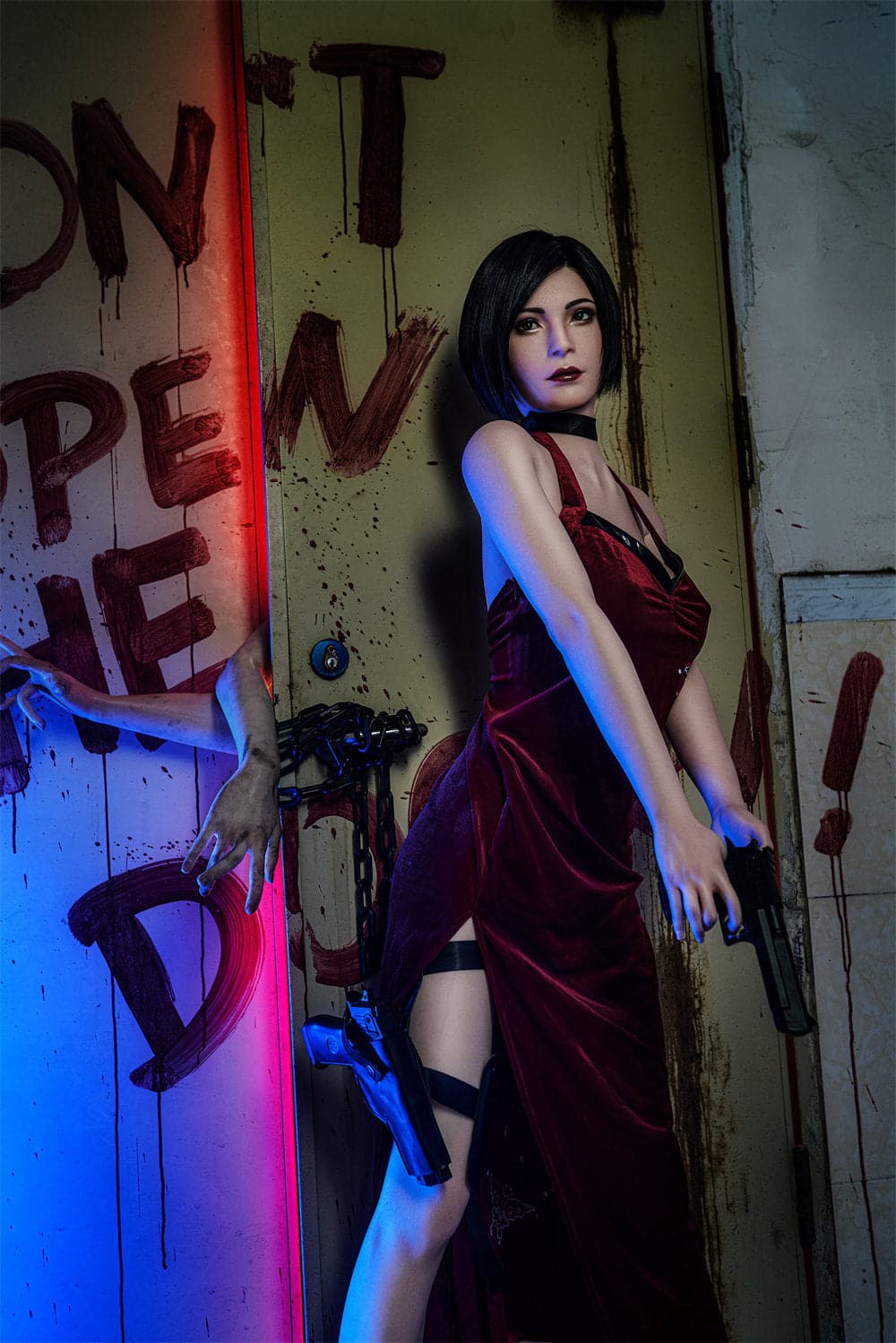 166cm/5ft5 D-cup Realistic Resident Evil Sex Doll Ada Wong