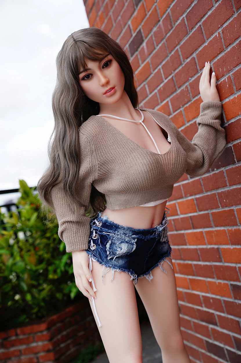 156cm/5ft1 B-cup Silicone Sex Doll Mina