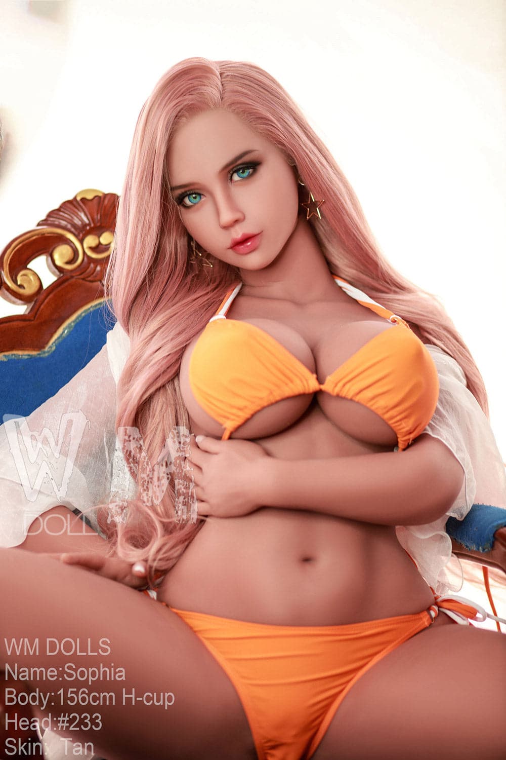 156cm/5ft1 H-Cup High Quality Sex Doll with 